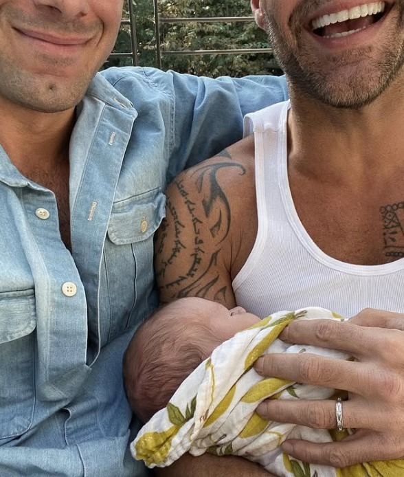 Ricky Martin et ses jumeaux sur scène